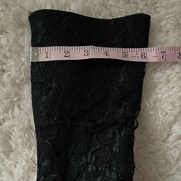 Tiramisu Black Lace Over Suede Western Style Boots - Picture 15 of 16